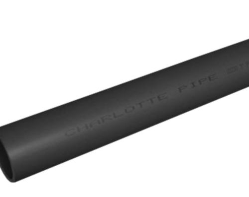 1-1/2" x 20' Plain End, SCH 80/XH PVC Pipe, Gray