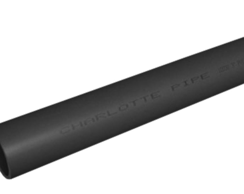 2" x 20' Plain End, SCH 80/XH PVC Pipe, Gray