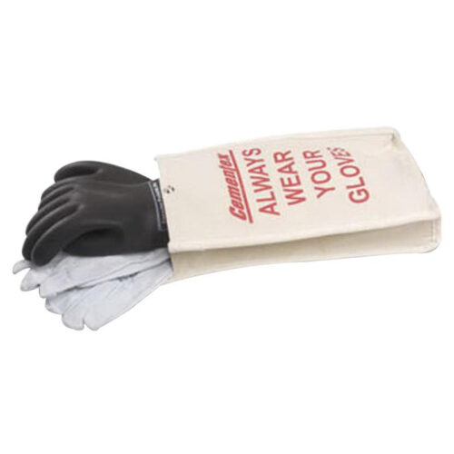 P109144.jpg Cementex IGK2-14-10B Class 2 Insulating Glove Kit Size 10 Natural Rubber Black
