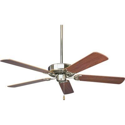 P1157.jpg Progress Lighting P2501-09 Utilitarian/Commodity Ceiling Fan 52-Inch 5 Blade 3-Speed Brushed Nickel AirPro