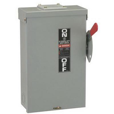 P11593.jpg GE Industrial TGN3321R 3-Wire 3-Pole Non-Fusible General-Duty Safety Switch 240-Volt AC 30-Amp NEMA 3R Spec-Setter