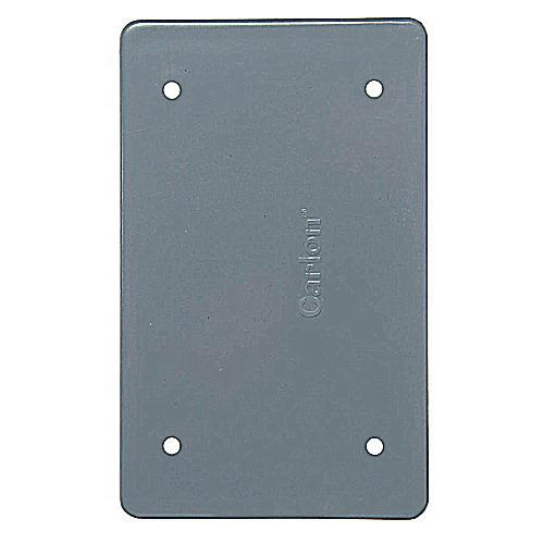 P11612.jpg Thomas & Betts E980CN-CAR Polycarbonate 1-Gang Weatherproof Non-Metallic Box Cover 4-5/8-Inch x 2-7/8-Inch x 0.140-Inch Carlon®
