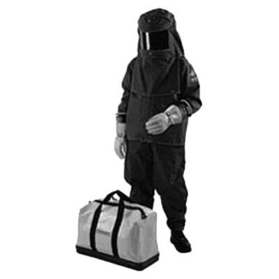 P116535.jpg Cementex HRC4-CK-2X Cotton Coverall Kit Without Gloves Arc Flash Hood 2X-Large Khaki