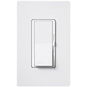 P117168.jpg Lutron DVSCELV-300P-SW 120-Volt at 60-Hz 1-Pole Electronic Low Voltage Preset Dimmer With Locator Light Snow Diva®