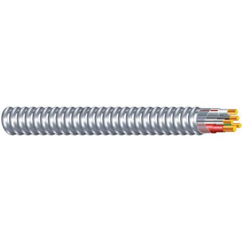 P117930.jpg Southwire 55499003 Soft-Drawn Copper Conductor Aluminum Armored Neutral Per Phase MC Cable With Grounding 12/3 1000-ft Reel Black/Red/Blue White-Black/White-Red/White-Blue Green (Ground) Armorlite®