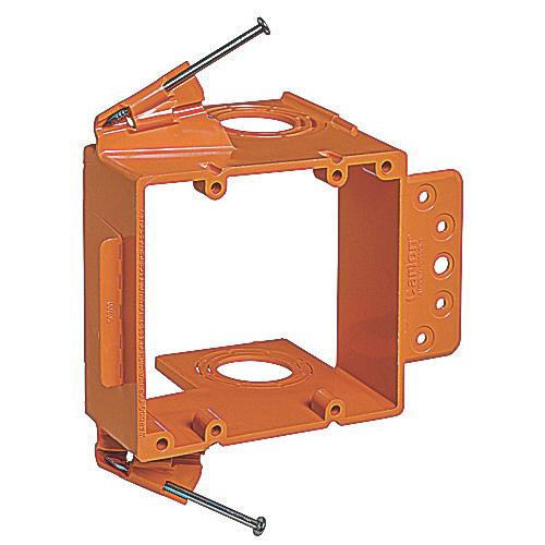 P11838.jpg Thomas & Betts SC200A Orange Screw-On Mount 2-Gang Non-Metallic Low Voltage Bracket Carlon®