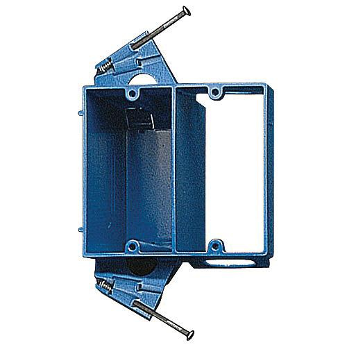 P11843.jpg Thomas & Betts SC200DV PVC 2-Gang Dual Voltage Box With Bracket 4.040-Inch x 3.690-Inch x 3.670-Inch 20.5-Cubic-Inch Carlon®