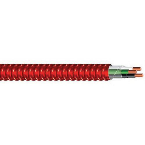 P118651.jpg Southwire 55454903 Solid Copper TFN MC/FPLP Plenum Rated Fire Alarm And Control Cable 18/2 1000-ft Red Alert®