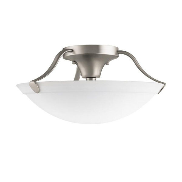 Kichler 3627NI 3-Light Ceiling Fixture 100-Watt 120-Volt Brushed Nickel Signature