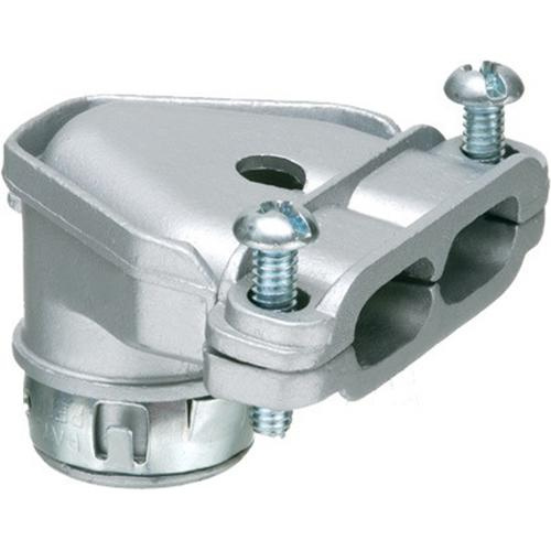 Sepco C271 Malleable Iron 90-Degree Duplex Connector 3/8-Inch