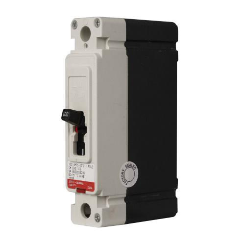 P119692.jpg Eaton EHD1015 Panel Mount Type EHD Molded Case Circuit Breaker 1-Pole 15-Amp 277-Volt AC 125-Volt DC