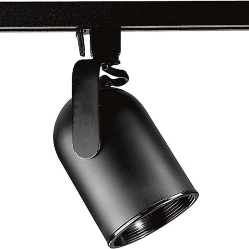 Progress Lighting P9203-31 Round Back Track Head Ceiling Light 75-Watt 120-Volt Black Alpha Trak&reg;