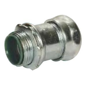 Sepco S4060 Zinc Plated Steel Insulated EMT Compression Connector 1/2-Inch