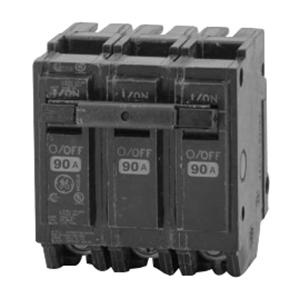 GE Industrial THQL32090 Plug-In Mount Type THQL Feeder Molded Case Circuit Breaker 3-Pole 90-Amp 240-Volt AC