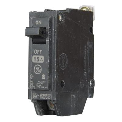P12056.jpg GE Industrial THQB1115 Bolt-On Mount Type THQB Miniature Circuit Breaker 1-Pole 15-Amp 120/240-Volt AC