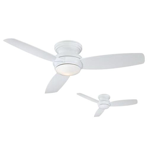 P120605.jpg Minka-Aire F594-WH Traditional Concept Ceiling Fan With Light 52-Inch 3 Blade 3-Speed White
