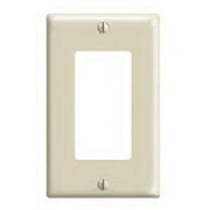 P1212.jpg Leviton 80401-I Thermoset Device Mount Standard Size Tamper-Resistant 1-Gang Wallplate/Faceplate 1-Decora/GFCI Ivory