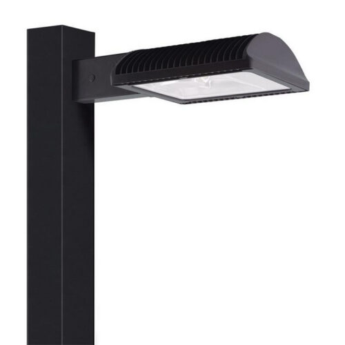 P121409.jpg Rab ALED3T78/PC ALED Series Type III Distribution LED High Wattage Area Light Fixture 78-Watt 120-Volt Button 5100K Bronze