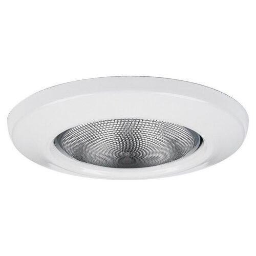 Lightolier 2084WH 3-3/4-Inch Lens Free Trim Round Gloss White LyteCaster