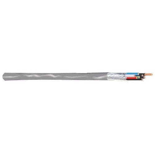 P122013.jpg Southwire 57573202 Stranded Bare Copper Shielded Overall Shield Riser Rated Multi-Conductor Cable 18/8 1000-ft Reel Gray