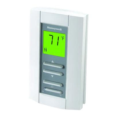 P122124.jpg Honeywell TL7235A1003 1 Heat Digital Thermostat 40 to 86 deg F 208/240-Volt AC Premier White LineVoltPRO