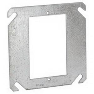 P12253.jpg Raco 787 Pre-Galvanized Steel 1-Gang Flat Single Device Cover 4-Inch x 4-Inch
