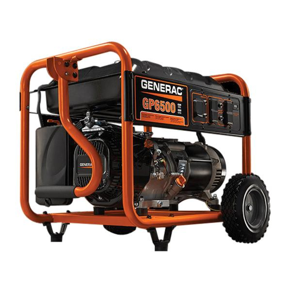 Generac 5940 GP6500 Series Portable Generator 3600 RPM 6500-Watt
