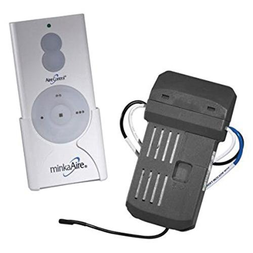 P123001.jpg Minka-Aire RCS223 120-Volt 3-Speed Hand Held Fan And Up/Down Light Dimmer With Receiver White
