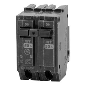 GE Industrial THQL2150 Plug-In Mount Type THQL Feeder Molded Case Circuit Breaker 2-Pole 50-Amp 120/240-Volt AC