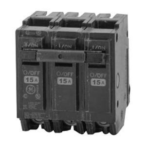 GE Industrial THQL32015 Plug-In Mount Type THQL Feeder Molded Case Circuit Breaker 3-Pole 15-Amp 240-Volt AC