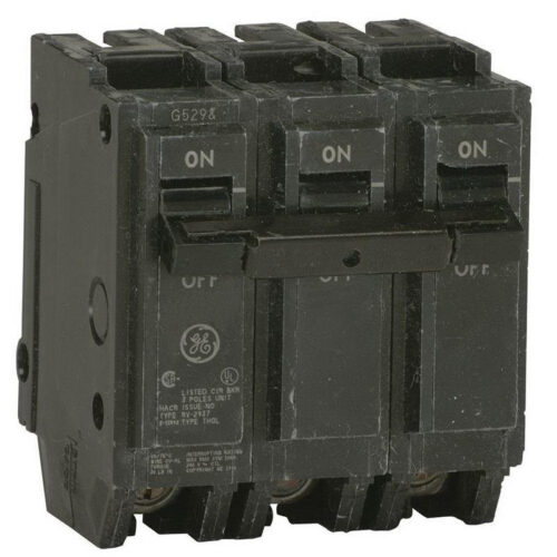 GE Industrial THQL32040 Plug-In Mount Type THQL Feeder Molded Case Circuit Breaker 3-Pole 40-Amp 240-Volt AC