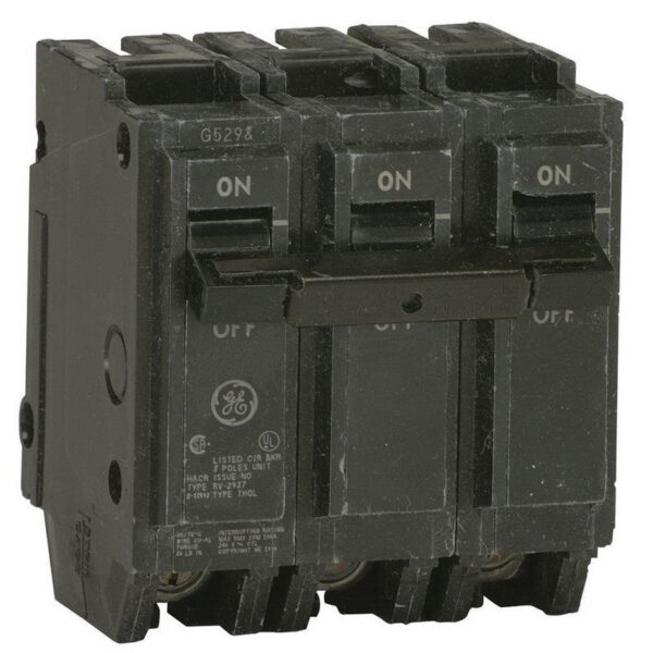 GE Industrial THQL32040 Plug-In Mount Type THQL Feeder Molded Case Circuit Breaker 3-Pole 40-Amp 240-Volt AC