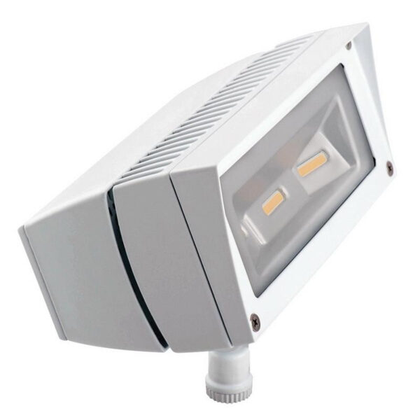 Rab FFLED18W/PC Future Flood Series LED Flood Light Fixture 18-Watt 120-Volt Button White