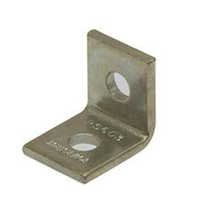 P12424.jpg Power Strut PS-603-EG Electrogalvanized Steel 2-Hole End Angle