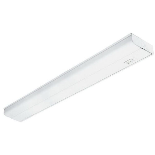 Lithonia Lighting UC825-120-SWR 1-Light UC8 Series Direct Wire Under Cabinet Light Fixture 25-Watt 120-Volt White