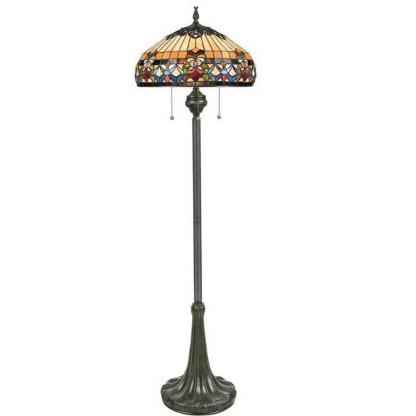 P124428.jpg Quoizel Lighting TFBF9362VB Traditional 3-Light Portable Floor Lamp 100/23-Watt 120-Volt Vintage Bronze Belle Fleur