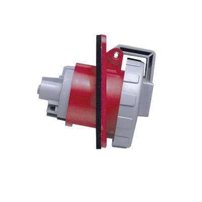 P124498.jpg Leviton 430R7W Watertight Pin And Sleeve Receptacle 3-Pole 4-Wire 30-Amp 430-Volt AC 3-Phase