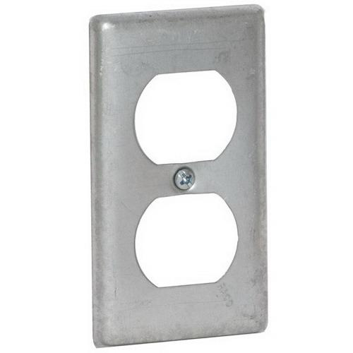 P12474.jpg Raco 864 Galvanized Sheet Steel 1-Gang Flat Handy Box Cover 2-5/16-Inch x 0.130-Inch x 4-3/16-Inch
