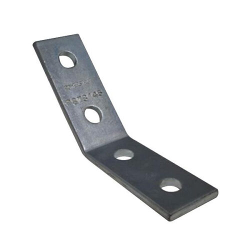 P12481.jpg Power Strut PS-781-45-DEG-EG Electrogalvanized Steel 4-Hole 45-Degree Open Angle Connector