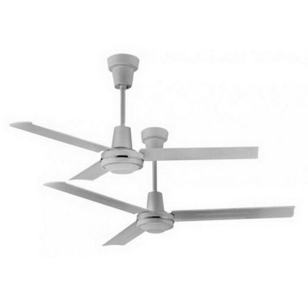 Q-Mark 48201 Ceiling Fan 48-Inch 3 Blade White Leading Edge