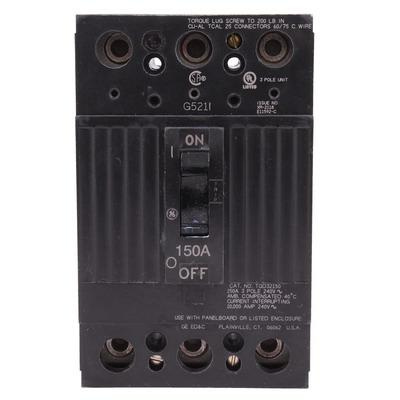 GE Industrial TQD32150WL Type TQD Molded Case Circuit Breaker 3-Pole 150-Amp 240-Volt AC