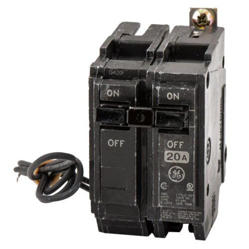 P12603.jpg GE Industrial THQB1120ST1 Bolt-On Mount Type THQB Miniature Circuit Breaker With Shunt Trip 1-Pole 20-Amp 120-Volt AC