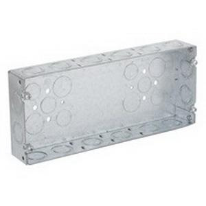 P12604.jpg Raco 953 Pre-Galvanized Steel 4-Gang Multi-Gang Box 10-7/16-Inch x 4-1/2-Inch x 1-5/8-Inch 72.8-Cubic-Inch