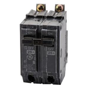 P12651.jpg GE Industrial THQB2125 Bolt-On Mount Type THQB Miniature Circuit Breaker 2-Pole 25-Amp 120/240-Volt AC