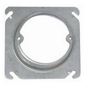 P13206.jpg Raco 757 Pre-Galvanized Steel Open With Ears On 2-3/4-Inch Center Mount 1-Gang Fixture Cover 4-Inch x 4-Inch x 1-Inch