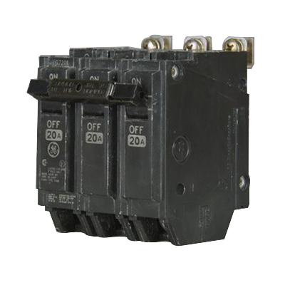 P38123.jpg GE Industrial THQB32020 Bolt-On Mount Type THQB Miniature Circuit Breaker 3-Pole 20-Amp 240-Volt AC