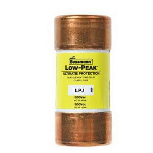 Bussmann LPJ-8SP Dual Element Class J Non-Rejection Current-Limiting Time Delay Fuse 8-Amp 600-Volt AC 300-Volt DC Low-Peak